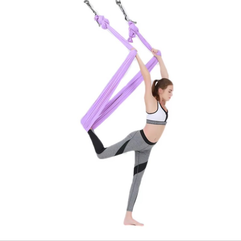 Aerial Silk Hammock - เปลโยคะแบบยืดได้คุณภาพสูงระดับมืออาชีพ ขนาด 2.8x5 เมตร ทำจากผ้าไหม สำหรับโยคะในอากาศ