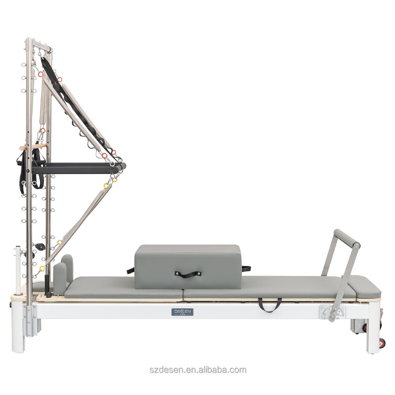 Home Pilates Yoga - YTYIN F6001-S800-B เครื่องปฏิรูปพิลาทิสอเนกประสงค์สำหรับโยคะและพิลาทิส รุ่นขายดี ผลิตจากอะลูมิเนียมอัลลอยด์ ปรับแต่งได้สำหรับใช้ในบ้าน