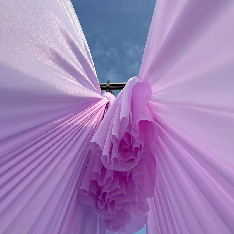 Aerial Silk Hammock - เปลผ้าไหมสำหรับโยคะอากาศแบบยืดหยุ่นต่ำ ระดับพรีเมียม สำหรับผู้เริ่มต้น ฝึกเต้น ออกกำลังกายในบ้าน