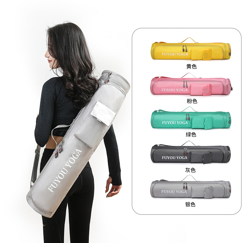 Mat Pilates Yoga - กระเป๋าใส่เสื่อโยคะความจุขนาดใหญ่ น้ำหนักเบา กันน้ำ กระเป๋าสะพายข้างสำหรับออกกำลังกาย แฟชั่น กระเป๋าหลายช่อง