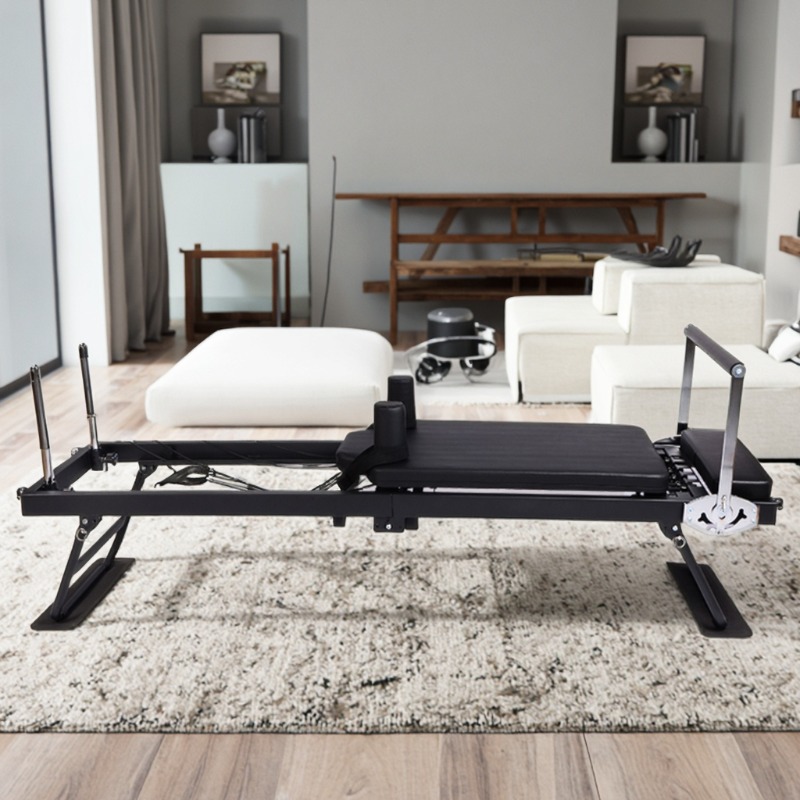 Pilates Yoga Weight Loss - เตียงโยคะพับได้แบบพกพาสำหรับการออกกำลังกายที่บ้าน การฝึกแกนกลางลำตัว การลดน้ำหนัก การปรับรูปร่าง-สำหรับสตูดิโอพิลาทิส