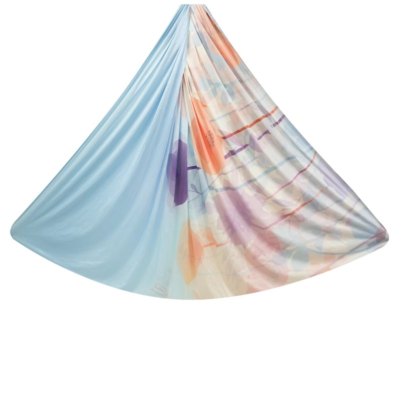 Aerial Silk Hammock - ชุดเปลโยคะผ้าไหมเกรดพรีเมียมไล่เฉดสี ทนทาน พกพาสะดวก สำหรับโยคะไร้แรงโน้มถ่วง ขายดี