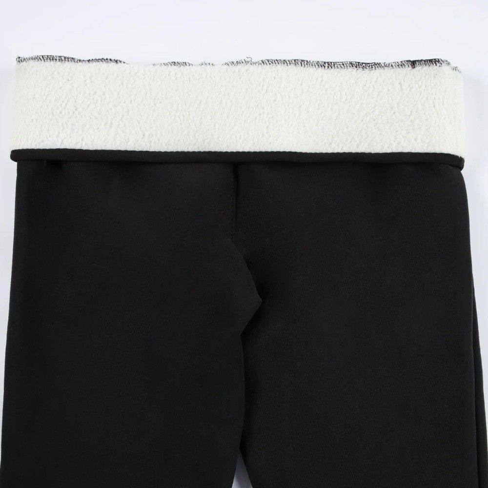 Pilates Yoga Legging - เลกกิ้งแฟชั่นเอวสูงบุขนแกะ ป้องกันความหนาว ยืดหยุ่นได้ ผ้ากำมะหยี่หนา กระชับรูปร่าง อุ่นสบาย