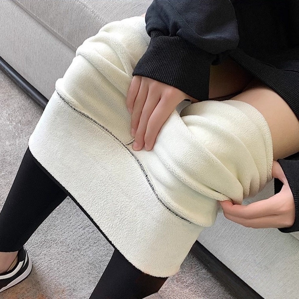เลกกิ้งแฟชั่นเอวสูงผ้าฟลีซ ยืด - Pilates Yoga Legging บทวิจารณ์และราคา