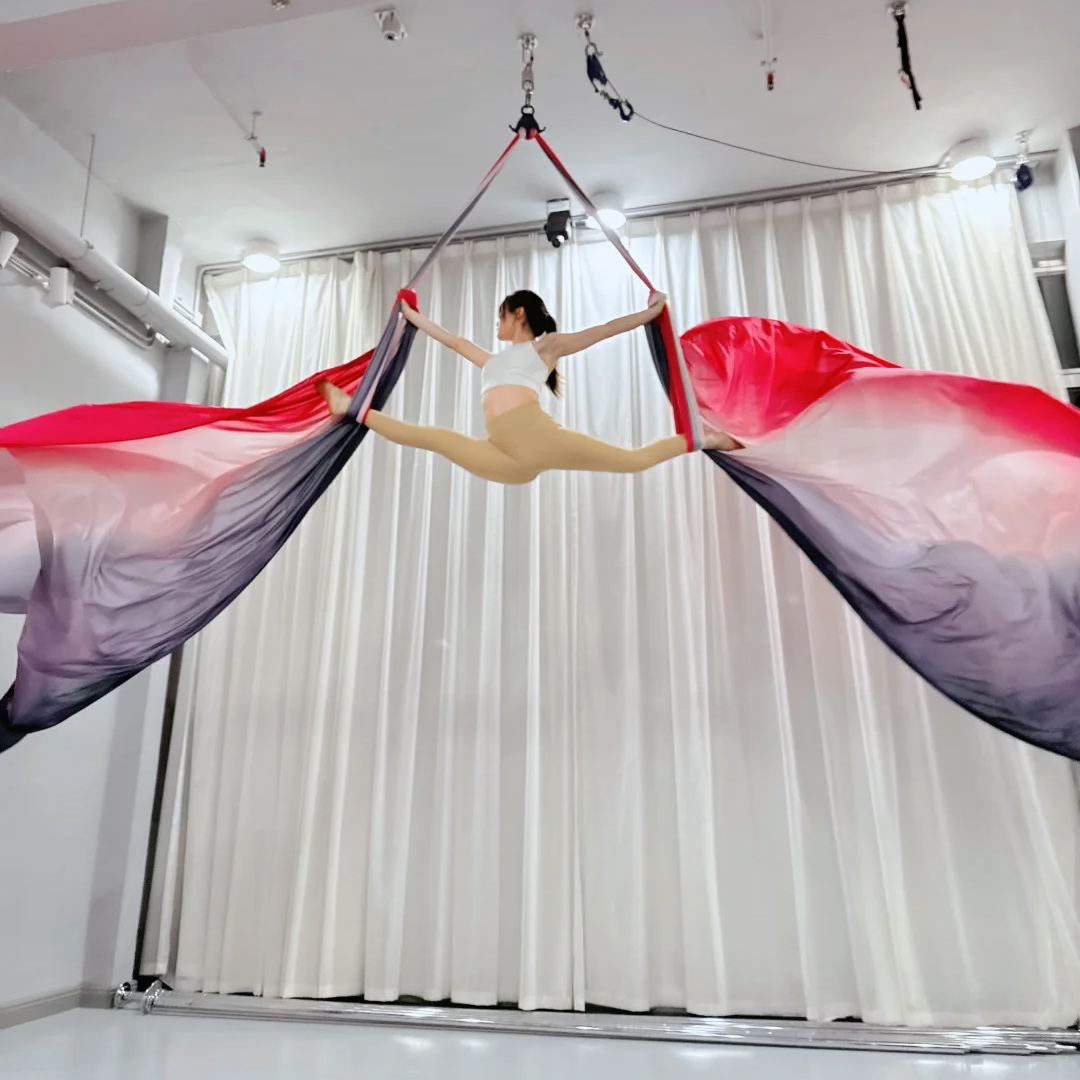 ผ้าไหมโยคะแบบไล่สี 10 เมตร สำห - Aerial Silk Hammock บทวิจารณ์และราคา