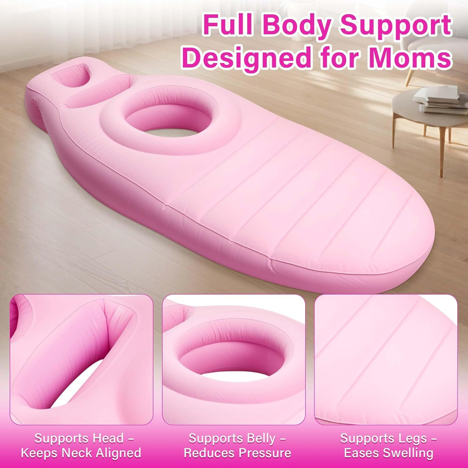 หมอนรองครรภ์แบบเป่าลม แผ่นรองโ - Mat Pilates Yoga บทวิจารณ์และราคา
