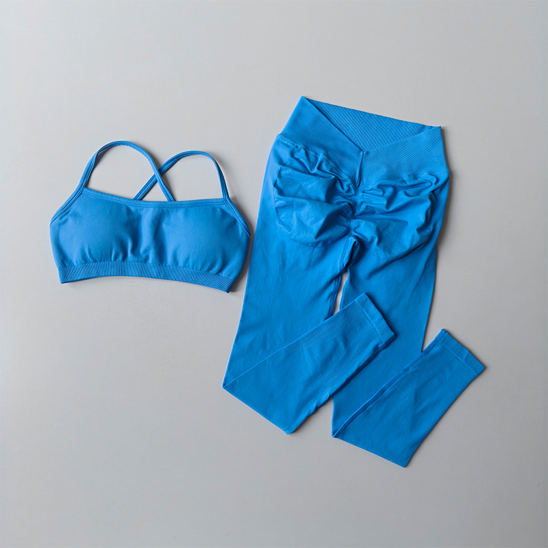 ชุดออกกำลังกายสีพีช 2 ชิ้น กาง - Pilates Yoga Legging บทวิจารณ์และราคา