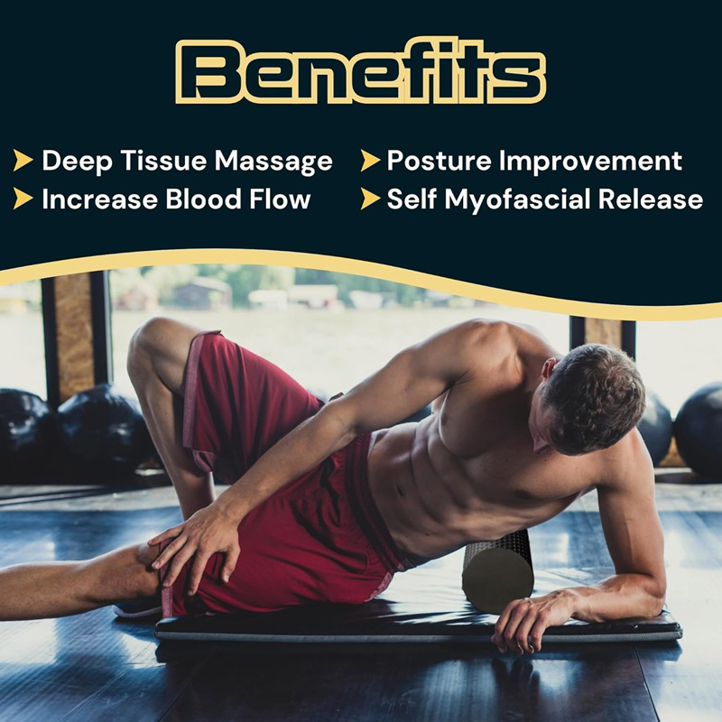 โฟมโรลเลอร์โยคะ EVA ความหนาแน่ - Home Pilates Yoga บทวิจารณ์และราคา
