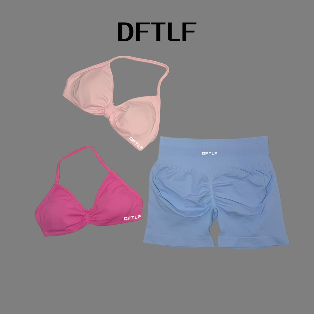 ชุดออกกำลังกาย 2 ชิ้น DFTLF สำ - Pilates Yoga Set บทวิจารณ์และราคา