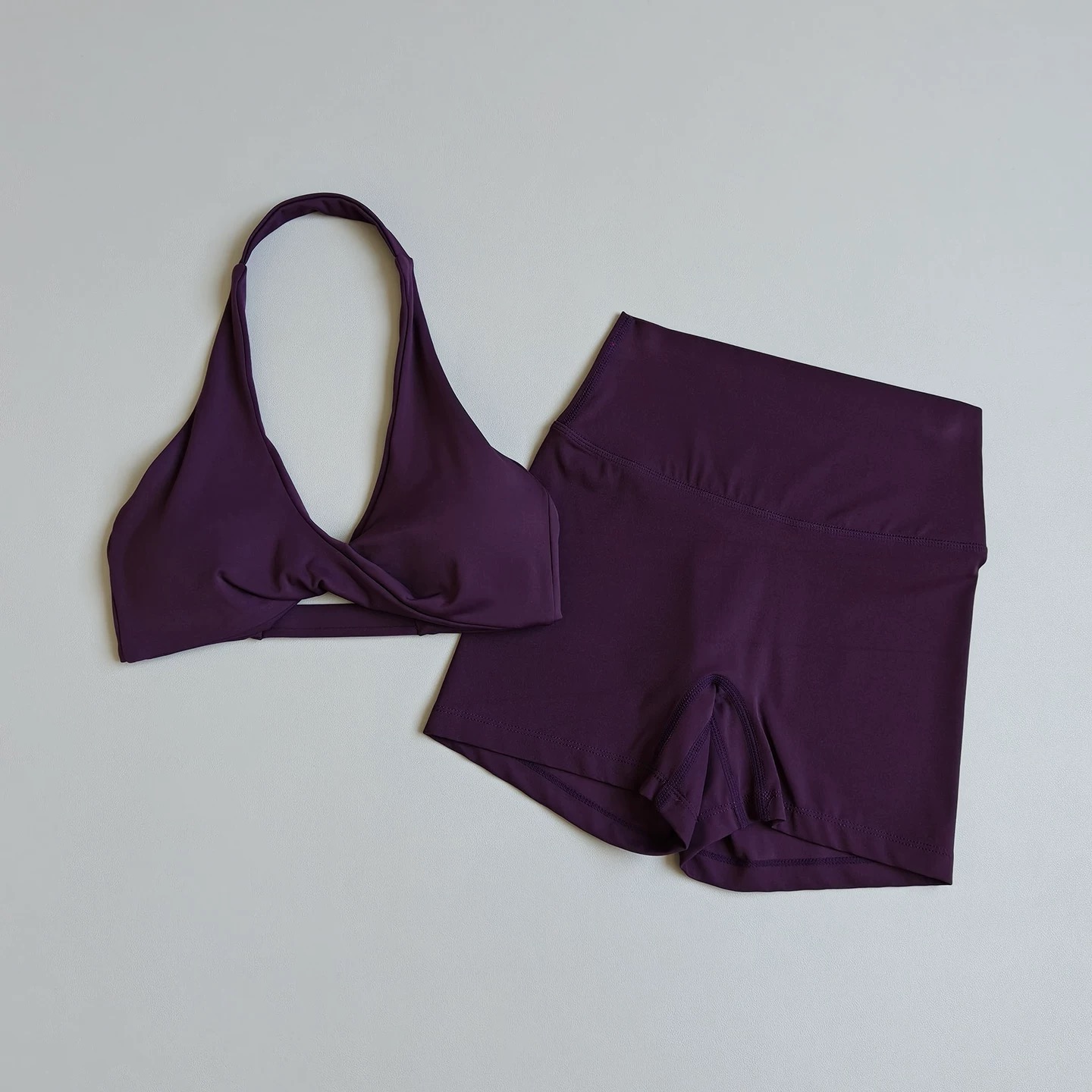 ชุดโยคะผู้หญิงแบบ 2 ชิ้น |   บ - Pilates Yoga Set บทวิจารณ์และราคา