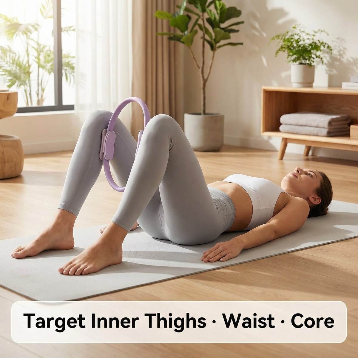 วงแหวนพิลาทิสขนาด 38 ซม. วงเวี - Home Pilates Yoga บทวิจารณ์และราคา