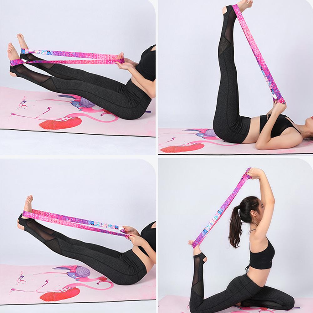 หลากสีเสื่อโยคะสายรัดเข็มขัดยื - Mat Pilates Yoga บทวิจารณ์และราคา